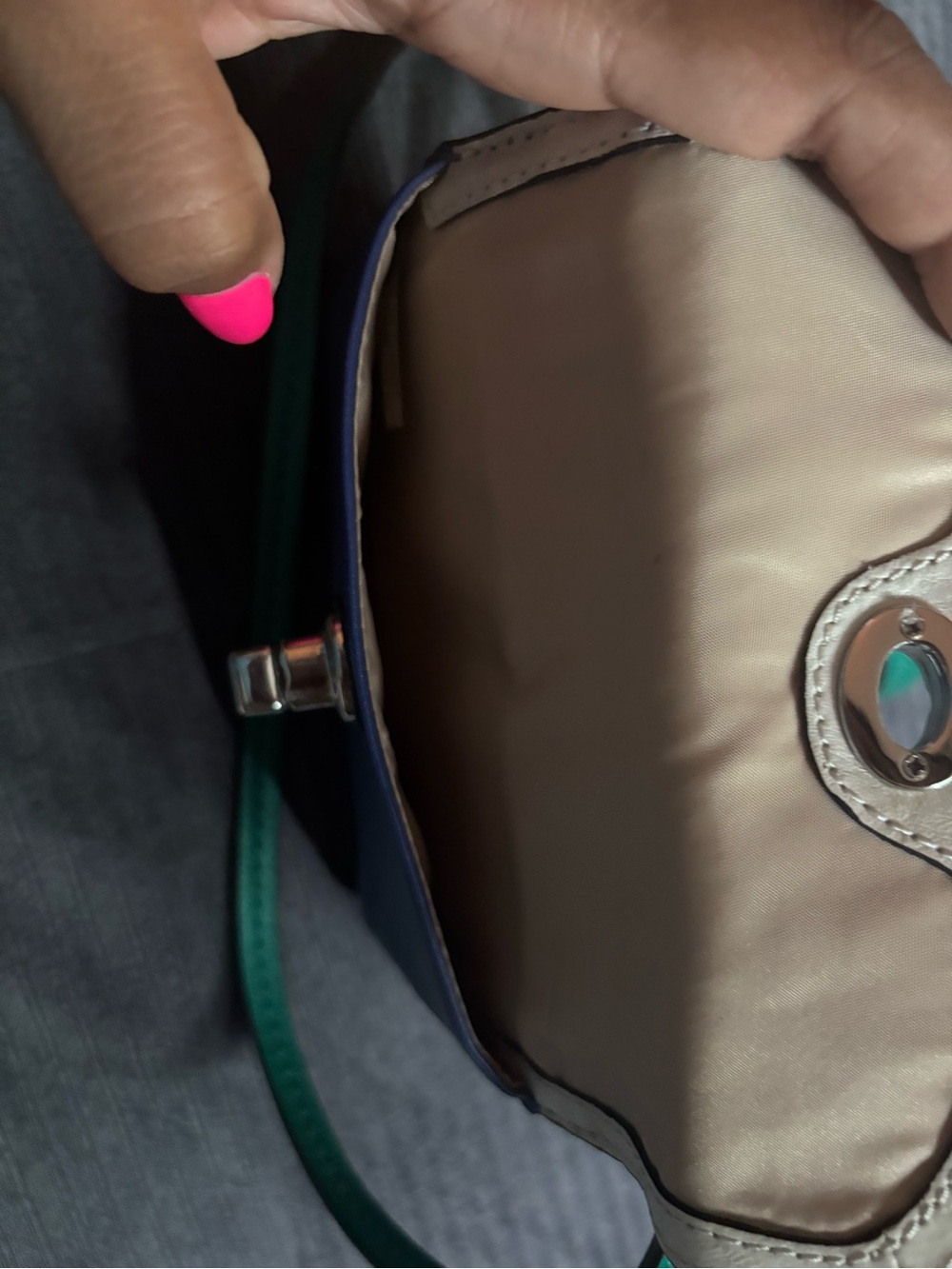 Coach Colorblock Leather Crossbody Wallet - Picture 5 of 6